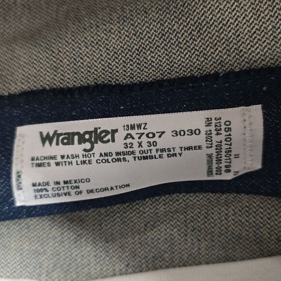 608 NWT Wrangler Cowboy Cut Original Fit Jean Size 32×30 - Picture 8 of 8